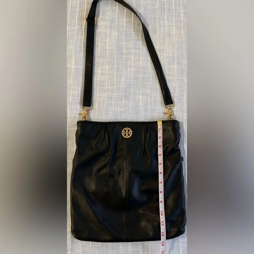Tory Burch  Tote Black  Leather Shoulder‎ / Crossbody Bag Handbag
